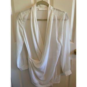 ASTR Sheer white tunic/dress
